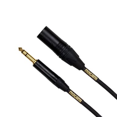 Mogami Gold-TRSXLRM-03 Balanced Quad Patch Cable 3 feet