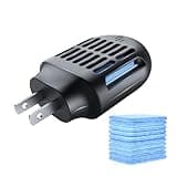 Mosquito Repeller,Mosquito Repellent Plug in Wall Outlet,Included 10 Pcs Refill,DEET-Free,Highly Effective for Home, Bedroom,Office,Kitchen,Camping,Travel