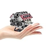 Mini V8 Engine Kit - Building The Smallest V8 Engine to Scale That Runs - DIY 3D Printed RC Full Simulation Engine for Adults - Online Instruction Manual, Bracket Not Included