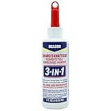 BEACON 3-in-1 Advanced Craft Glue - Fast-Drying, Crystal Clear Adhesive for Wood, Ceramics, Fabrics, and More, 4-Ounce