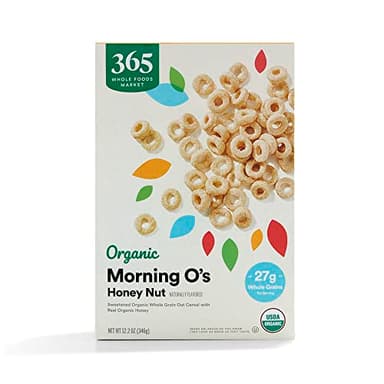 365 by Whole Foods Market, Organic Honey And Nut Morning O's Cereal, 12.2 Ounce