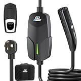 EVDANCE Universal Mobile Charger for Tesla - 32A Level 2 Mobile Connector with NEMA 14-50 Plug, 25 ft Extension Cord, Home Charger Compatible with Model 3/Y/S/X
