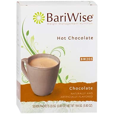 BariWise Protein Hot Chocolate, Hot Cocoa, Low Sugar, Low Carb, Keto Friendly & Gluten Free (7ct)