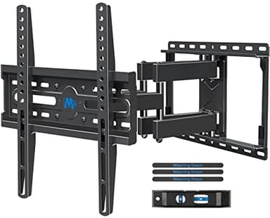 Mounting Dream TV Wall Mount for 32-65 Inch Television,Mount with Swivel and Tilt, Full Motion Bracket with Articulating Dual Arms, Fits 16inch Studs, Max VESA 400X400 mm, 99lbs, MD2380