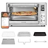 COSORI Air Fryer Toaster Oven Combo 13-in-1, 32Qt APP & Voice Control Convection Oven Countertop, Bake, Broil, Roast, Dehydrate, Sous Vide, 134 Recipes & 4 Accessories, Silver, Stainless Steel