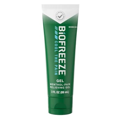 Biofreeze Gel Pain Relief, Knee & Lower Back Pain Relief, Arthritis Pain Reliever, Sore Muscle Relief, Neck Pain Relief, Cooling Joint Pain Relief, Menthol Gel 3 Fl Oz