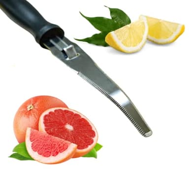 Better Houseware Grapefruit Knife - Stainless Steel Knife with Nylon Handle, Serrated Edge, Dishwasher Safe | Kitchen Utensils