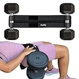 Sboddy Hip Thrust Belt For Dumbbells Heavy, Kettlebells, Plates, Hip Thrust Band for Women/Men, Double Hook & Loop Booty Builder, Glute Workout Equipment for All Shapes, Use at Home/Gym
