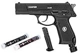Lancer Tactical Scorpion 0.5 Caliber Non-Blowback Air Pistol - Less Lethal, Ideal for Home and Personal Defense, Police-Grade Pepper Projectile Gun-(Black Package)