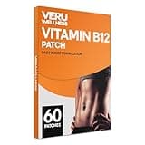Veru Wellness B12 Energy Patch, Natural Patch B12, Garcinia - Self Adhesive Time Release Patch (60 Days)