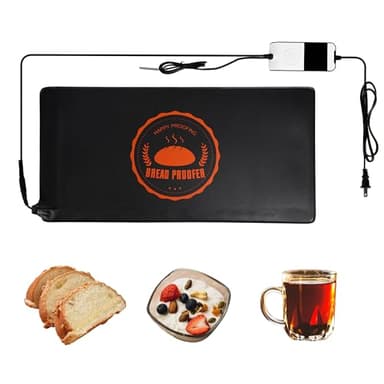 Bunmery Bread Proofing Mat, Sourdough Warming Mat, Sourdough Starter Warmer with Thermostat Temperature Control, Dough Proofer Heating mats for Home Kitchen Baking Food(10.6" x 21.6")