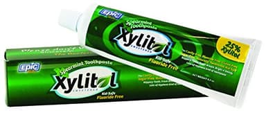 Epic Xyitol Spearmint Flavored Toothpaste, 4.9-Ounce (Pack of 3)