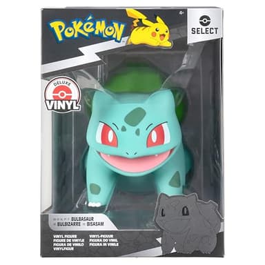 Pokemon Bulbasaur Select Vinyl Figure - 8-Inch Figure Made from Vinyl