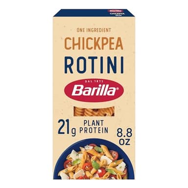 Barilla Chickpea Rotini Pasta, 8.8 oz - Vegan, Gluten Free, Non GMO & Kosher - Made with Plant Based Protein