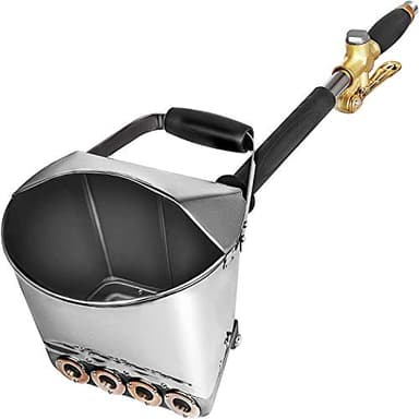 Vevor 4 Jet Cement Mortar Sprayer Stucco Spray Gun Pneumatic Cement Mortar Gun Concrete Cement Sprayer with Cover for Wall Ceiling Roof Painting Concrete Tool 80cm - Amazon.com