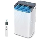 Portable Air Conditioners with Heater,12000 BTU Portable AC Units for Rooms,Cools 600 Sq.Ft,Dehumidifier,Fan,With Remote Control,LED Display,Window Mounting Kit,Suitable for Bedroom,Living Room,Office
