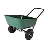 Garden Star 70019 Garden Barrow Dual-Wheel Residential Wheelbarrow Garden Cart