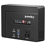 powkey Portable Power Bank with AC Outlet 100W, 97.68Wh/26400mAh Portable Battery Pack with DC/USB A/USB C/AC Outlet Plug Laptop Battery Bank Fast Charging Charger with PD65W USB C for Outdoor Camping