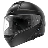 Sena Impulse DOT Flip Up Modular Bluetooth Helmet w/Sound by Harman Kardon Dual Visor Helmet with Integrated Mesh Intercom System / MP3 / Voice Dial (Matte Black, X-Large)