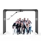 Sky 360 Photo Booth Machine, Automatic 360 Spin Camera Booth,Free Custom Logo, APP Control,Overhead 360 Slow Motion Photo Booth for 7-15 Persons(with Stand)