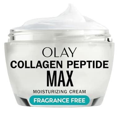 Olay Collagen Peptide Face Moisturizer, Firming Cream for Women, Fragrance-Free, Non-Greasy - Hydrating, Anti-Aging, Anti-Wrinkle, Smoothing of Fine Lines, Tightening Skin Care - Niacinamide, 1.7 Oz