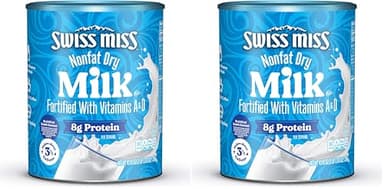 Swiss Miss Nonfat Dry Milk With Vitamins A and D, Makes Over 3 Gallons, 45.43 oz.(Pack of 2)