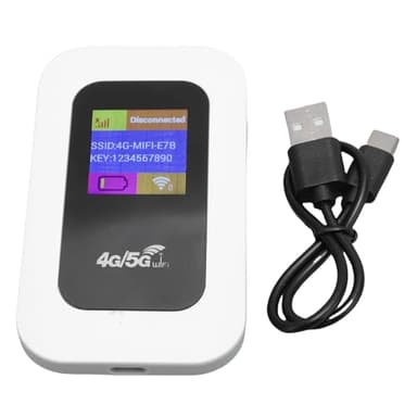 4G WiFi Hotspot, Mobile Hotspot with SIM Card Slot, Pocket WiFi Router Built in 3200MAh Battery, Portable Travel Router for Smartphone Tablet Laptop, 10 Device Connectivity