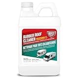 B.E.S.T. 55128 Rubber Roof Cleaner & Protectant – 2-in-1 Formula for RV Roof Maintenance – Removes Dirt, Oxidation & Stains While Preventing UV Damage – 1 Gallon (128 oz.)