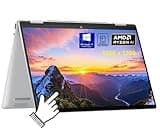 HP Envy X360 14 Inch Laptop 2-in-1 2K (1920x1200) IPS Touchscreen Laptop, AMD Ryzen 12 Cores Processor, 16GB RAM 1TB PCIe SSD, Backlit Keyboard, WiFi 6E, Win 11 Pro w/BWE Accessories
