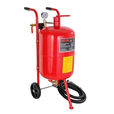 Sand Blaster VEVOR 10Gal Pot Sandblaster, 125 Psi Pressure Sand Blasting Complete Kit for Paint, Stain, Rust Removal and Special Surface Treatment of Material