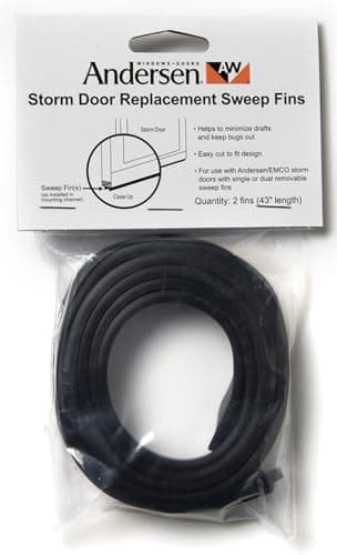 Andersen Storm Door Botton Sweep Fin Weatherstrip