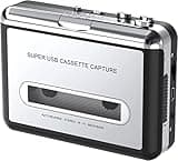 DigitNowCassette Tape To CD Converter Via USB,Portable Cassette Player Capture Audio Music Compatible With Laptop and Personal Computer, Convert Walkman Tape To MP3 Format