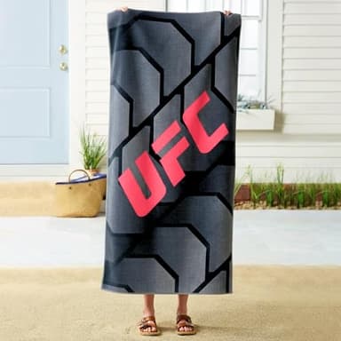 UFC Fight Night Oversized Cotton Beach Towel, 30 x 60 Inch Large Soft & Absorbent Pool, Bath & Beach Towel (100% Officially Licensed Product) by Franco Collectibles