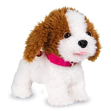 WEofferwhatYOUwant Interactive Voice Command Dog – Plush Goldendoodle Teddy Toy – Responds to 12 Commands – Walks, Barks, Dances, Sings – Smart Talking Robotic Pet for Kids, Toddlers, Seniors