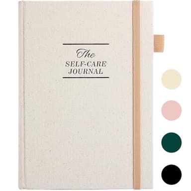 5 MINUTES A DAY Self-Care Journal, Wellness & Daily Reflection Notebook – Mental Health & Anxiety Guided Journal for Women – Self Care Planner, ADHD Planner with Mood Tracker – (Beige)