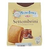 Mulino Bianco Settembrini 10.58oz (300g) – Authentic Italian Biscuits with Fig Filling – Perfect Snack or Coffee Companion – Made with Natural Ingredients and No Palm Oil