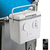 13.74 Qt Pool Cooler with Bluetooth Speaker, Play Music Loudly, Designed for Above Ground Pools, Cans Keep Cold for 1-3 Days, Poolside Ice Chest Accessories, Suitable for Poolside & Outdoor Parties