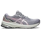 ASICS Women's GT-1000 11 Running Shoes, 9, Piedmont Grey/Pure Silver