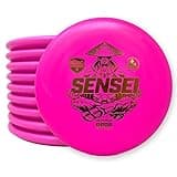 Discmania Sensei Disc Golf Putter – Disc Golf Putter Pack – Active Base Sensei Putter with Stable Disc Flight, Practice Putter Pack (Colors May Vary) (10 Pack)