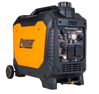 Pulsar 4000 Watt Portable Inverter Generator, Dual Fuel Gasoline & Propane, Remote Electric Start, CO Sensor, Parallel Capable, Super Quiet, Use for RV, Camping, Outdoor & Home, NE40BiSRCO