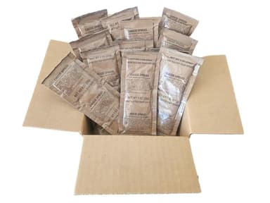 MRE Cheddar Cheese Spreads - Individual 1oz. Cheese Packets available in Classic Cheddar Cheese and Jalapeno Cheddar Cheese Flavors - Authentic USGI Ration Components, select 12, 24, 48 or 100 Pack! (12, Cheddar)