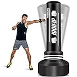 Freestanding Punching Bag with Stand for Adult Teens, 70inch Men Standing Kickboxing Bag, Suitable for Kickboxing MMA Dummy Karate Home Gym Training Equipment for Men and Women(no Pump and Gloves)