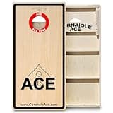 ACE Red Zone - Professional Cornhole Boards - No Bounce! Made of 3/4 inch Baltic Birch Plywood, Includes Handles, Made in USA, Pro Tournament Style, ACE Pro Player Approved