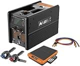 NAVAC NRC62D Smart Charging Machine | 3-in-1: Vacuum Pump, Digital Manifold Gauge, Wireless Refrigerant Scale | Wireless Temperature Probes | 3-Color Refrigerant Hoses | 2 Years Warranty