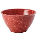 Rachael Ray Accessories Kitchen Pantryware Multi Purpose/Salad Serveware/Melamine Garbage Bowl, 10.2 x 10.2 x 7 inches, Red, 4 quarts