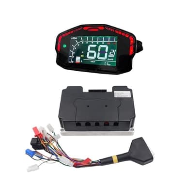 Mechanivis Fardriver Controller BLDC Motor Motherboard Controller ND72450 48V-72V DC 200A with DKD Display for Electric Bike