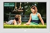 10.1 Inch USB Digital Picture Frame, Non-WiFi SD Card Electric Photo Frame IPS Screen HD Display with Remote Control, Digital Photo Frame with USB Port Support Video and Slideshow, Gift for Seniors