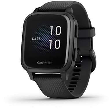 Garmin Venu Sq Music, GPS Smartwatch with Bright Touchscreen Display, Features Music and Up to 6 Days of Battery Life, Black