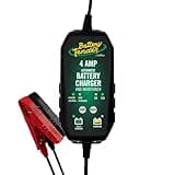 Battery Tender 4 AMP Battery Charger and Maintainer - Automotive Switchable 12V or 6V Smart Automatic for Cars SUVs and Trucks - Lead Acid, AGM, Gel, & Lithium Battery Charger - 022-0209-BT-WH