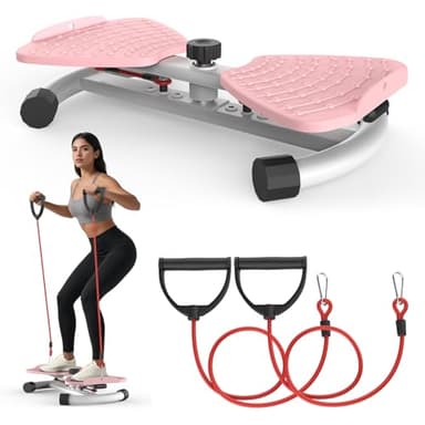 Waist Twister Machine Exercise, Ab Twister Board for Exercise, Waist Twisting Fitness Tool, Core Trainer for Women Belly Fat Loss, Home Gym Workout Equipment, Noiseless, 300 lbs Capacity